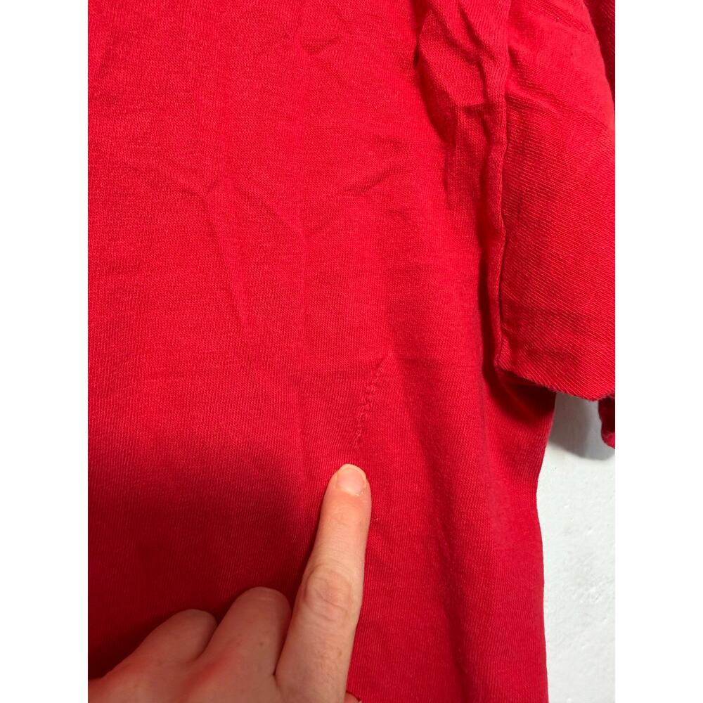 Vintage Started Single Stitch MEGADETH T Shirt Red Small Adult - Picture 3 of 13